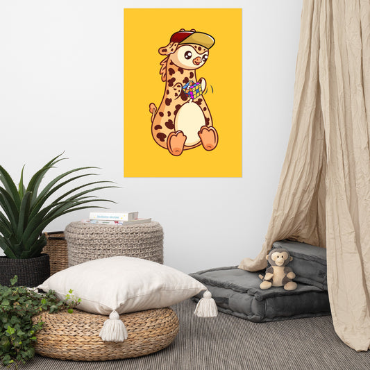Klassisk girafpingvin Plakat