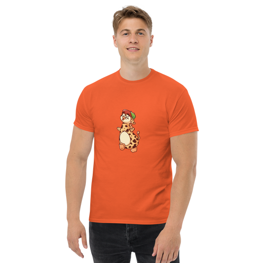 Happy Walk girafpingvin Voksen T-shirt [Ekstra tyk]