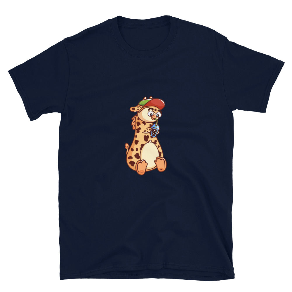 Bubble Tea girafpingvin Voksen Basic T-shirt