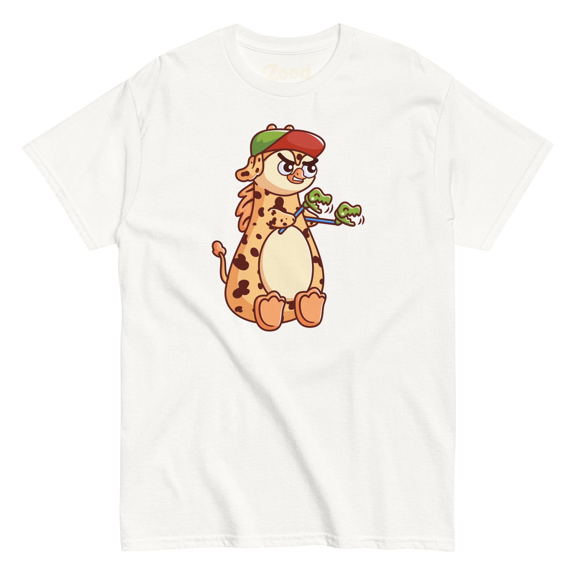 Gribetang girafpingvin Voksen T-shirt (Ekstra tyk)