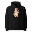 Kaffe girafpingvin Voksen Eco Hoodie