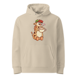 Kaffe girafpingvin Voksen Eco Hoodie