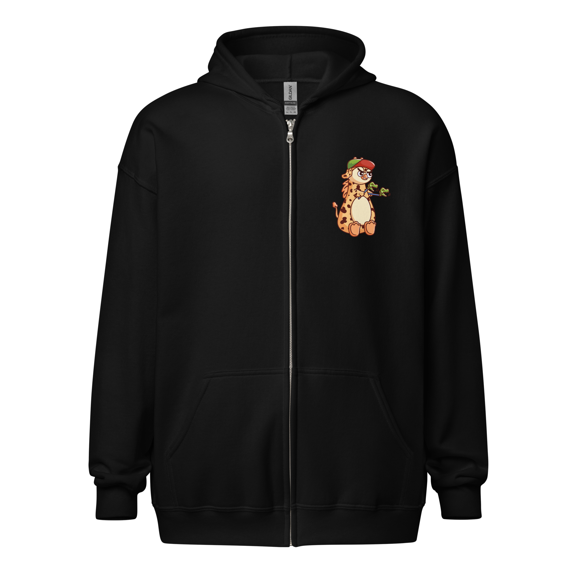 Gribetang girafpingvin Voksen Zip Hoodie