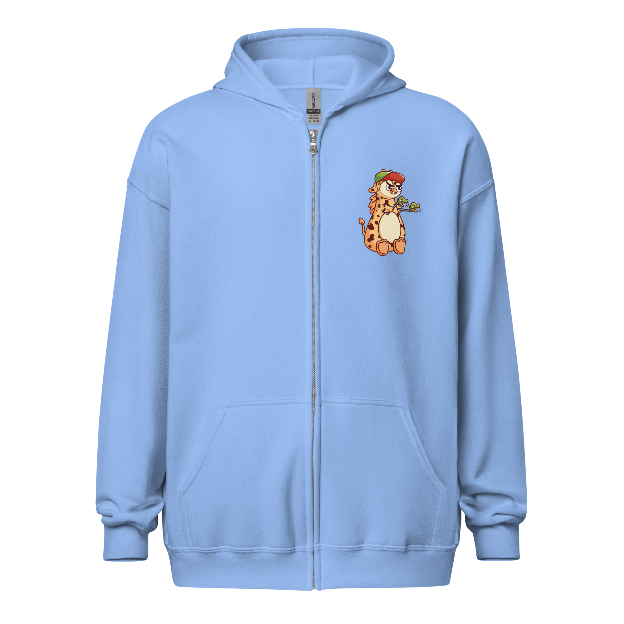 Gribetang girafpingvin Voksen Zip Hoodie