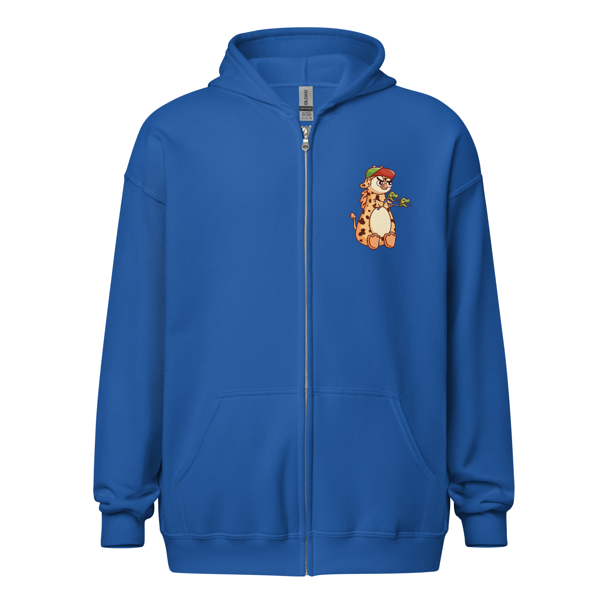 Gribetang girafpingvin Voksen Zip Hoodie