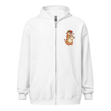 Kaffe girafpingvin Voksen Zip Hoodie