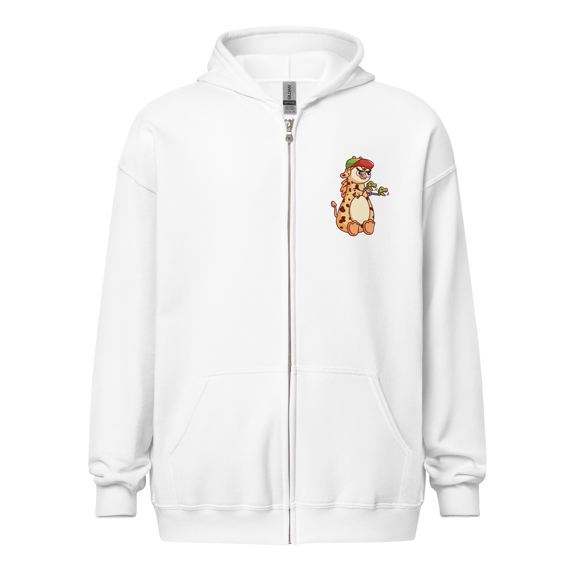 Gribetang girafpingvin Voksen Zip Hoodie