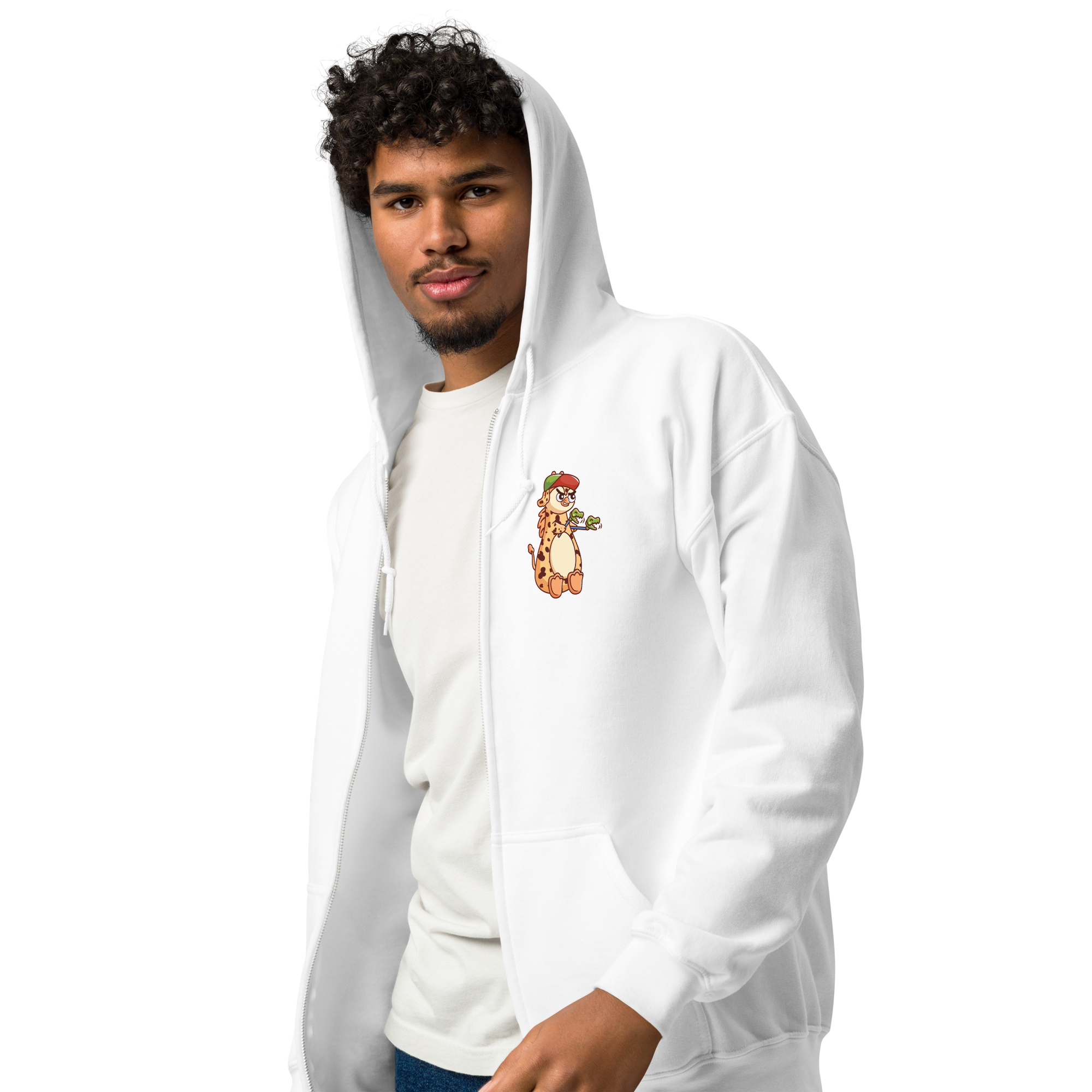 Gribetang girafpingvin Voksen Zip Hoodie