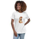 Bubble Tea girafpingvin Voksen Relaxed-fit Woman T-Shirt