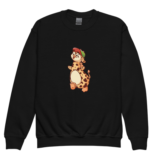 Happy Walk girafpingvin Børne Sweatshirt [Premium]