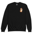 Kaffe girafpingvin Børne Sweatshirt (Premium)