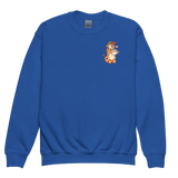 Kaffe girafpingvin Børne Sweatshirt (Premium)