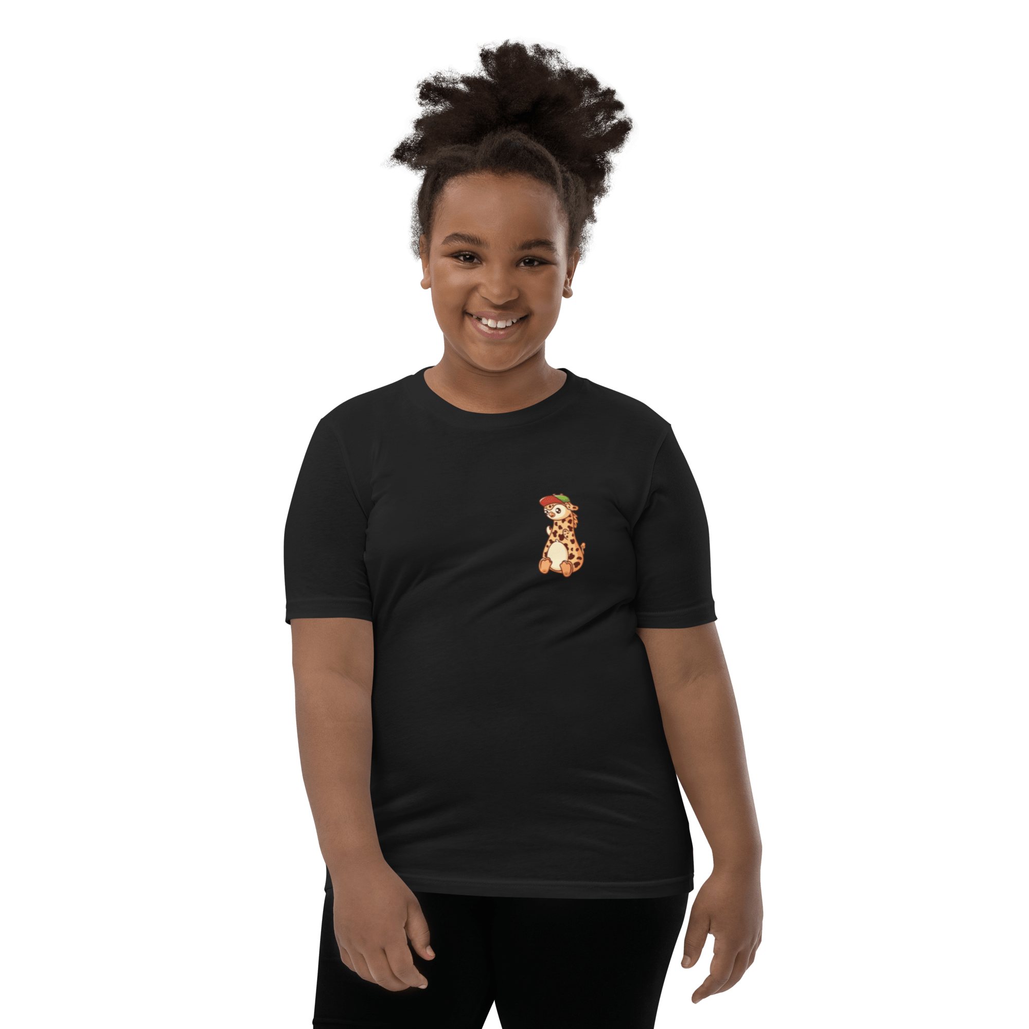 Klassisk girafpingvin t-shirt (Børnestørrelse) - girafpingvin