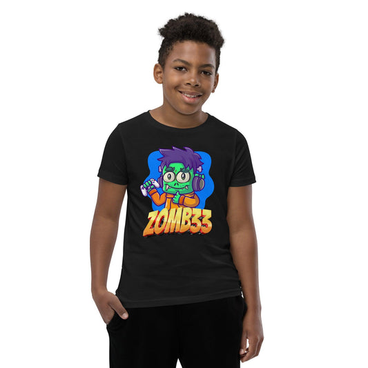 Zomb33 (Magnus) t-shirt (Børnestørrelse) - girafpingvin